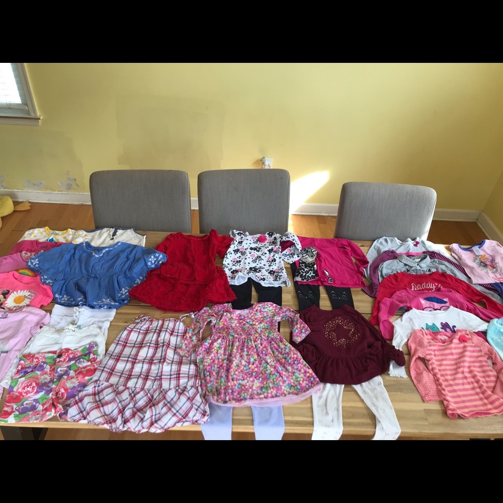 Lot of Toddler Girls 4T Clothes